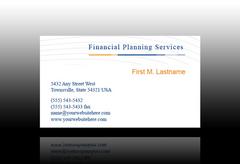 personal-financial-advice-business card-template